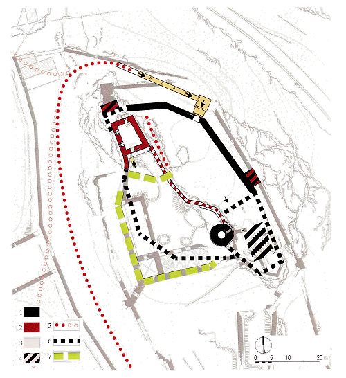 R�zmburk, anal�za v�voje hradn�ho p�dorysu